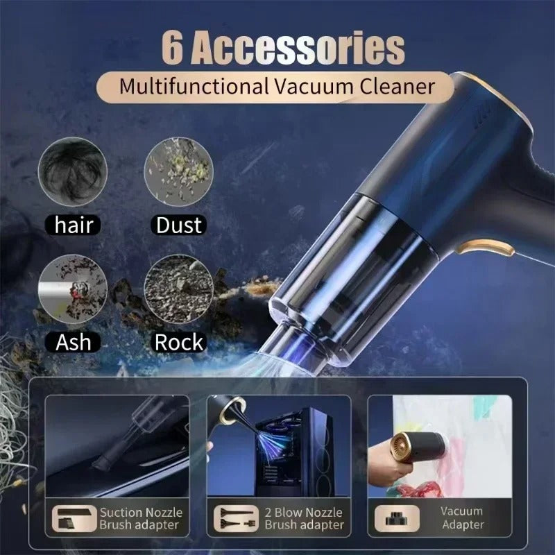 Mini Car Vacuum Cleaner Cordless